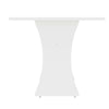 Coney Mid-Century Modern 53" Dining Table in White | Table a manger Coney style mid-century moderne 53" en blanc
