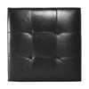 Liam 34.25" Large Square Faux Leather Ottoman Coffee Table with Storage,Black  | Liam Ottoman Coffre Carre Large de 34,25" en Simili Cuir avec Rangement, Noir