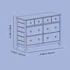 Storkcraft Moss 6 Drawer Dresser - White