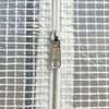 Outsunny 10' X 6.6' X 6.6' Walk-in Tunnel Greenhouse Pe Cover, Zipper Doors Roll-up Side Cover& Mesh|Outsunny 10' X 6.6' X 6.6' Serre De Jardin Tunnel Portes Zippees Deroulantes Fenetres Enroulables Av