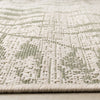 Jackson Taupe White Elegant Border Outdoor Rug, 6'7" x 9'6" Outdoor Area Rug | Tapis d'exterieur Jackson Taupe Blanc a bordure elegante, 6'7" x 9'6"