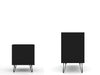 Rockefeller Mid-Century Modern 2-Piece Dresser Set in Black | Ensemble de commode 2 pieces Rockefeller style milieu du siecle en noir