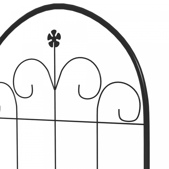 Outsunny 2 Pcs Garden Trellis For Climbing Plants, Outdoor Metal Trellis