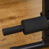 Soozier Sit Up Bench Core Workout Adjustable Thigh Support Foldable For Home Gym Exercise Black|Soozier Banc D'exercice Entrainement Support Reglable Pliable Pour L'exercice De Gym A Domicile, Noi