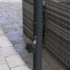 Outsunny 10ft Cantilever Patio Umbrella Offset Umbrella W/ Crank&tilt Grey