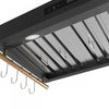 Forno Venezia 36 Inch Wall-Mounted Range Hood, Black-FRHWM5503-36BLK | Hotte de cuisiniere murale Venezia de 36 po, noir-FRHWM5503-36BLK