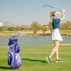 Ultimate Women's Complete Golf Club Set Golf Club Package Set W/ Rain Hood, Right Hand Purple