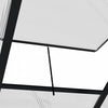 Outsunny Greenhouse, Walk-in Hot House, Clear Pc Board With Sliding Door|Outsunny Serre, Serre De Plain-pied Transparente Avec Porte Coulissante