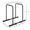 Soozier Push Up Bars Dip Station With Adjustable Height And Width For Home Gym|Soozier Station De Pompes Avec Barres De Poussee Hauteur, Largeur Reglables