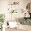 Umbra Modern Bellwood Over-Toilet Shelves - White and Natural|Tablettes au-dessus de la toilette modernes Bellwood de Umbra - blanches et naturelles