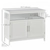 HOMCOM Kitchen Sideboard, Buffet Cabinet, Wooden Storage Console Table