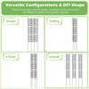 Costway 2 Pcs Garden Trellis For Climbing Plants Rustproof Metal Plant Support Frame