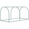 Outsunny 8 X 4ft Crop Cage With Two Zippered Doors And Ground Stakes Green|Outsunny Cage De Culture 8 X 4 Pi Avec Portes Zippees Et 4 Piquets De Sol