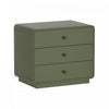Liora Contemporary 28" Nightstand in Green (3-Drawer) | Table de nuit contemporaine Liora 71 cm en vert (3 tiroirs)