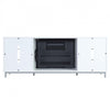 Brighton Modern 2-Piece Electric Fireplace in Black and White | Foyer electrique moderne Brighton 2 pieces en noir et blanc