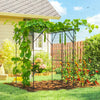 Outsunny 6.4FT Tall Garden Arch Trellis, Plant Support Trellis Archway