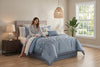 Enya 7-Piece Queen Comforter Set | Ensemble de Douillette Enya 7 Morceaux pour Grand Lit (Queen)
