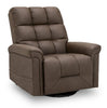 Linden 35.5" Leather-Look Power Reclining Lift Chair - Brown | Fauteuil basculeur à inclinaison électrique Linden de 35,5 po d’apparence cuir - brun