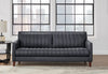 Hydeline Archer Leather Sofa - Blue|Sofa Archer en cuir de Hydeline - bleu