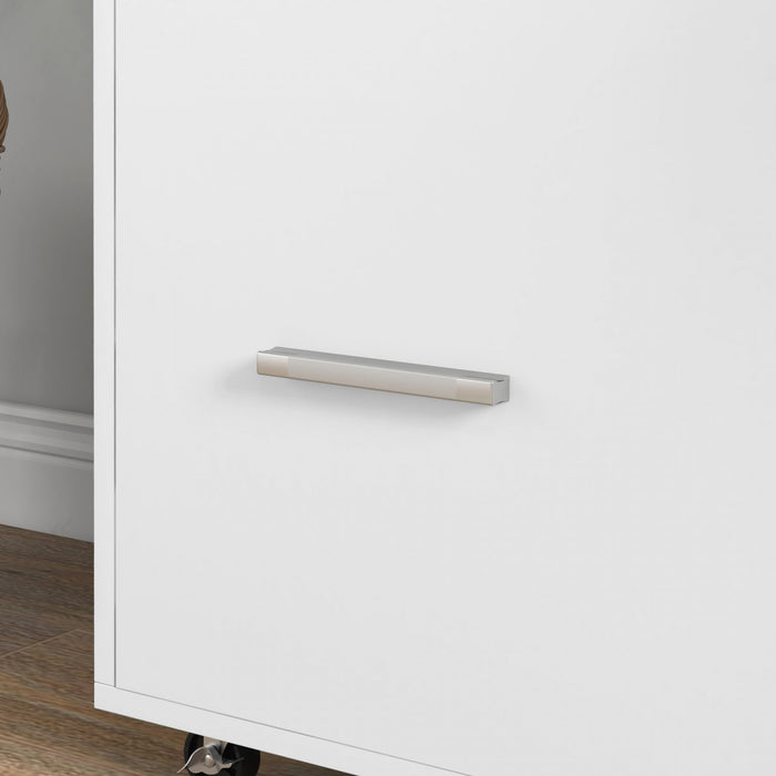 Vinsetto File Cabinet With Wheels Drawer For Letter A4 Legal Size