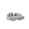 Verandah Mid-Century Modern 2-Piece Sofa Set in Beige | Ensemble de canape 2 pieces Verandah style milieu du siecle en beige