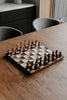 Umbra Walnut Wood Wobble Chess Set|Échiquier Wobble de Umbra en noyer
