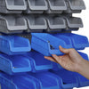 Durhand 44 Piece Wall Mounted Storage Bins|Durhand Ensemble De Rangement D'outils Bleu