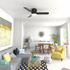 Minimus Ceiling Fan with Light Fixture - Black | Ventilateur de plafond Minimus avec luminaire - Noir