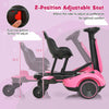 Costway 6v Kids Ride On Drift Car Electric Drifting Go Kart For Kids With 360° Spin Pink