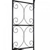 Outsunny 7' Metal Garden Arbor Arch With Scrollwork Doors For Ceremony, Weddings, Party, Backyard, L|Outsunny - Arche De Jardin En Acier De 7 Pieds Avec Portes A Volutes Pour Les Ceremonies, Les Mariag