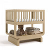 Storkcraft Santorini Deluxe 3-in-1 Convertible Bassinet - Driftwood Crib