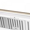 Forno Aria 48 Inch Wall-Mounted White Range Hood-FRHWM5095-48WHT | Hotte de cuisiniere murale Aria de 48 po, blanc-FRHWM5095-48WHT