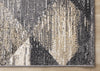 Dayton Grey Beige White Distressed Diamond Pattern Rug, 6'7" x 9'10" Indoor Area Rug | Tapis Dayton a motif de losanges vieillis, 6'7" x 9'6"