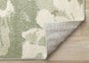 Ellis Floral Green Cream Area Rug - 7'10" x 10'6"|Carpette Ellis verte et crème à motif floral - 7 pi 10 po x 10 pi 6 po
