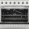 Forno Antico 36" Freestanding Gas Range, White, Convection Oven- FFSGS6219-36WHT | Cuisiniere a gaz autonome Antico de 36", blanc, avec four a convection – FFSGS6219-36WHT