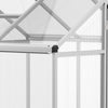 Outsunny 6' X 6' X 6.4' Walk-in Garden Greenhouse Polycarbonate Panels Plants Flower Growth Shed Col|Outsunny Kit De Serre 6'x6'x6.4' Serre De Jardin Panneaux De Polycarbonate Abri Pour Croissance Des