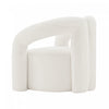 Darian Modern Boucle Lounge Chair in White - Set of 2 | Fauteuil lounge Darian moderne en boucle blanc - Lot de 2