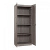 Cornelia Modern 2-Piece Wardrobe Closet in Gray Armoire | Armoire-penderie moderne Cornelia 2 pieces en gris