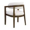 Sophia Dining Arm Chair with Rubberwood Frame Set of 2,Walnut Dining Chair | Sophia Ensemble de 2 chaises de salle a manger avec accoudoirs et structure en bois de caoutchouc, noyer