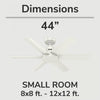 Kennicott Ceiling Fan - White | Ventilateur de plafond Kennicott - Blanc