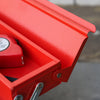 Durhand Metal Tool Box Portable Steel Tool Chest Cabinet With Handle, Red|Durhand Boite A Outils, Coffre A Outils En Acier Avec Poignee, Rouge