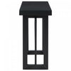 Ethan 59.1'' Triple Rectangle Design Painted Entryway Table with Pine Wood Legs,Black Sofa Table  | Table d'entree peinte Ethan 59,1'' avec design rectangulaire triple et pieds en bois de pin, noire