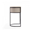 Cosmopolitan Mid-Century Modern Metal Upholstered Barstool in Cream - Set of 2 Bar Stool | Tabouret de bar rembourre en metal style cosmopolite mi-siecle moderne, creme - Lot de 2