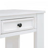 Gracie Solid Wood Console Table With Drawers And Shelf - Antique White | Table Console Gracie En Bois Massif Avec Tiroirs Et Etagere - Blanc Antique
