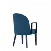 Hillman Modern Wood Upholstered Armchair in Blue - Set of 2 Dining Chair | Fauteuil moderne en bois Hillman avec accoudoirs et revetement bleu - Lot de 2