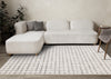 Oslo White Great Pebble Patterned Rug, 7'10" x 10'6" Indoor Area Rug | Tapis Oslo White a grands galets, 7'10" x 10'6"