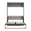 Bestar Claremont Full Murphy Bed - Platinum Grey|Lit double escamotable Claremont de Bestar - gris platine
