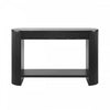 Olivia 47.25“ Modern Sofa Table with Storage and Drawers - Black | Console moderne Olivia 120 cm avec rangement et tiroirs - noire