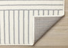 Forte White Grey Curved Arches Indoor Area Rug - 5'3" x 7'5"|Carpette Forte blanche et grise à motif d’arches courbées pour l’intérieur - 5 pi 3 po x 7 pi 5 po