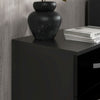 HOMCOM Nightstand Set of 2, Bedside Tables with 3 High Gloss Drawers